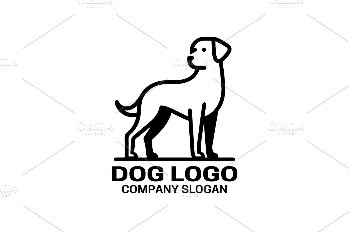 Dog Logo Template, a Branding & Logo Template by Vectorium Studio