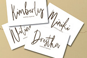 Amirthane - Brush Signature, a Handwritten Font by executypeStudio (Thumbnail 6 of 10)