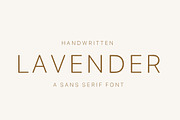 Lavender- modern sans serif font., a Sans Serif Font by Sk designs (Thumbnail 1 of 7)