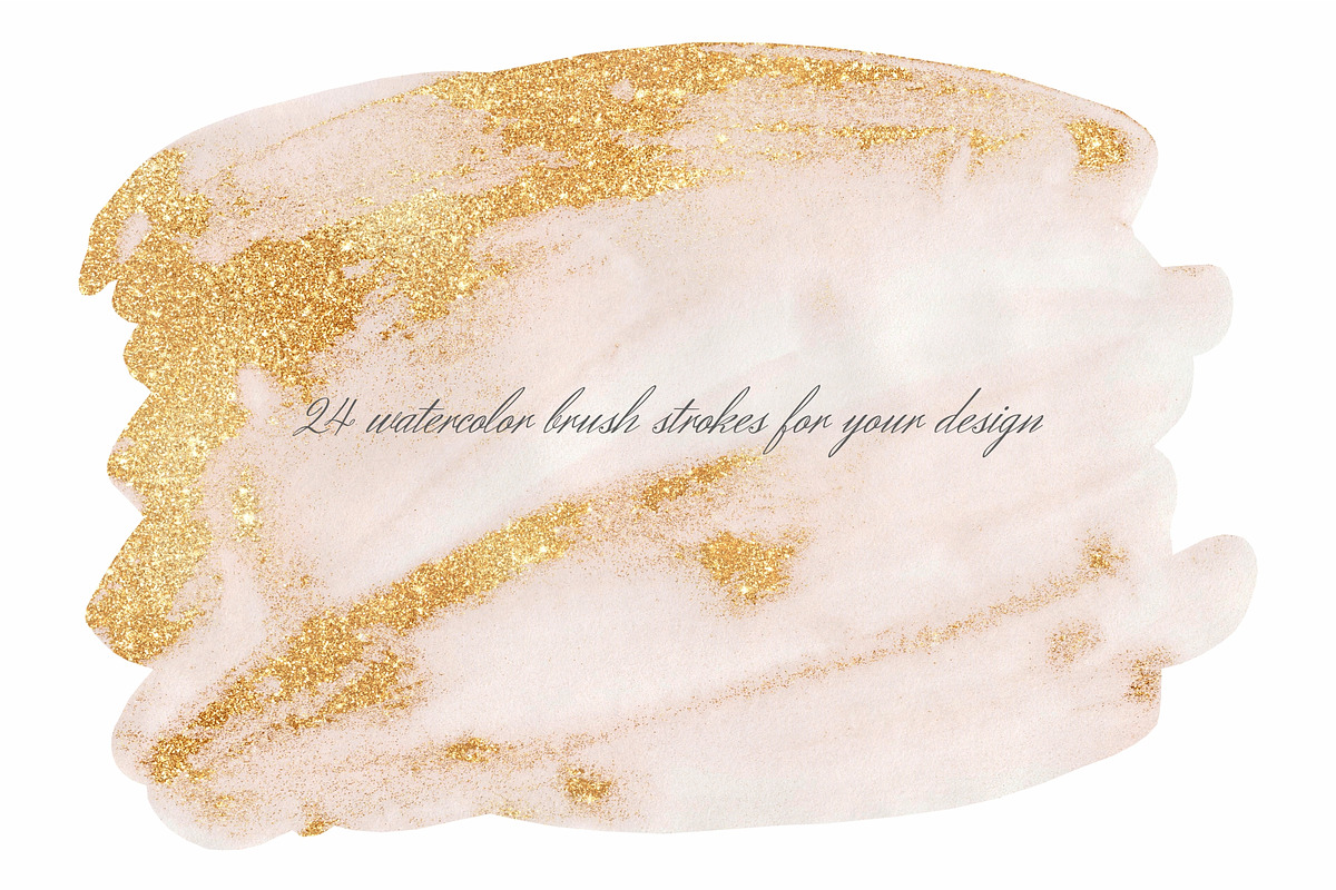 Watercolor brush strokes, a Texture Graphic by Elona Laff (Photo 8 of 10)