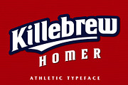 Killebrew Homer | Bold Athletic Type, a Serif Font by StudioWorks (Thumbnail 1 of 8)