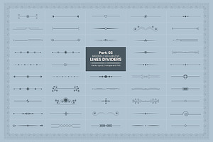 Decorative Floral Dividers Frames