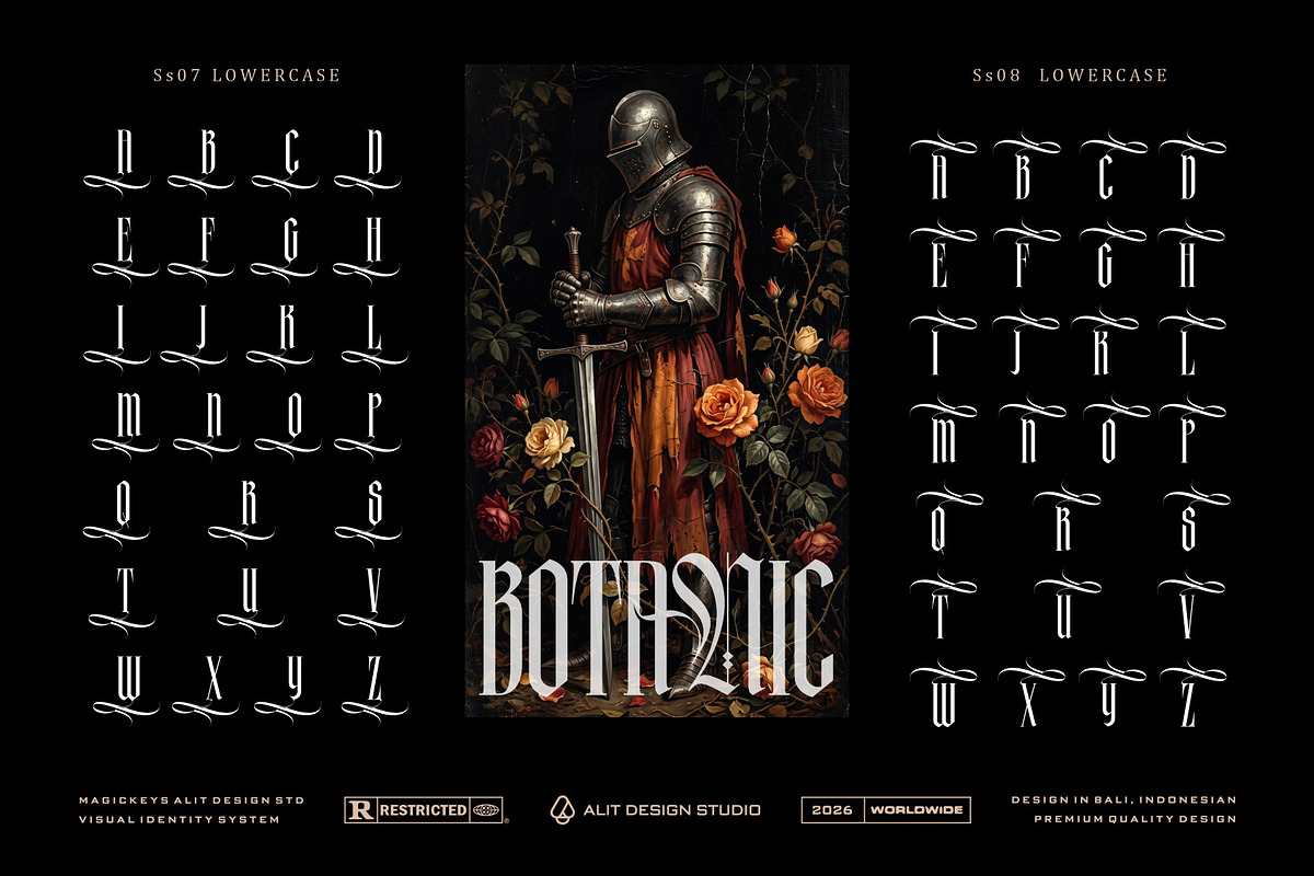 Makyos Gothic Typeface, a Blackletter Font by alit design (Photo 12 of 17)