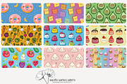 70 kawaii food seamless pattern, a Pattern Graphic by Poppy Lane Studio (Thumbnail 9 of 10)
