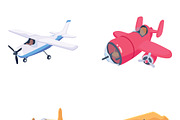 Fly Jets 3D Icons Pack | Airplane, a Cars & Vehicle 3D Model by Vector Portal (Thumbnail 6 of 6)