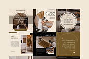 36 Interior Design Instagram Posts, a Social Media Template by The Lone Crowd (Thumbnail 2 of 9)
