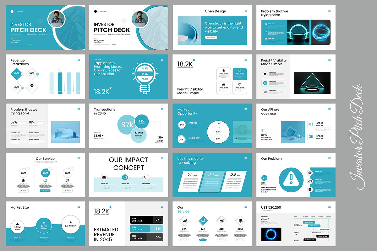 Investor Pitch Deck Presentation, a Templates & Theme by Pradaxa (Photo 5 of 7)