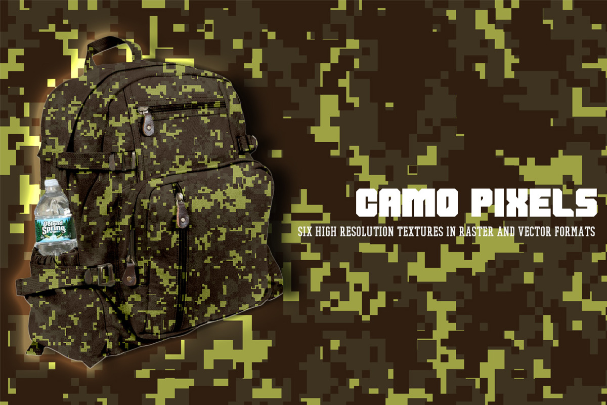 Camo Pixels, a Texture Graphic by Digital Art Creations (Photo 4 of 6)