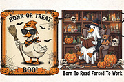 Halloween Vintage Sublimation Bundle, an Illustration by DreamCafeArt (Thumbnail 3 of 6)