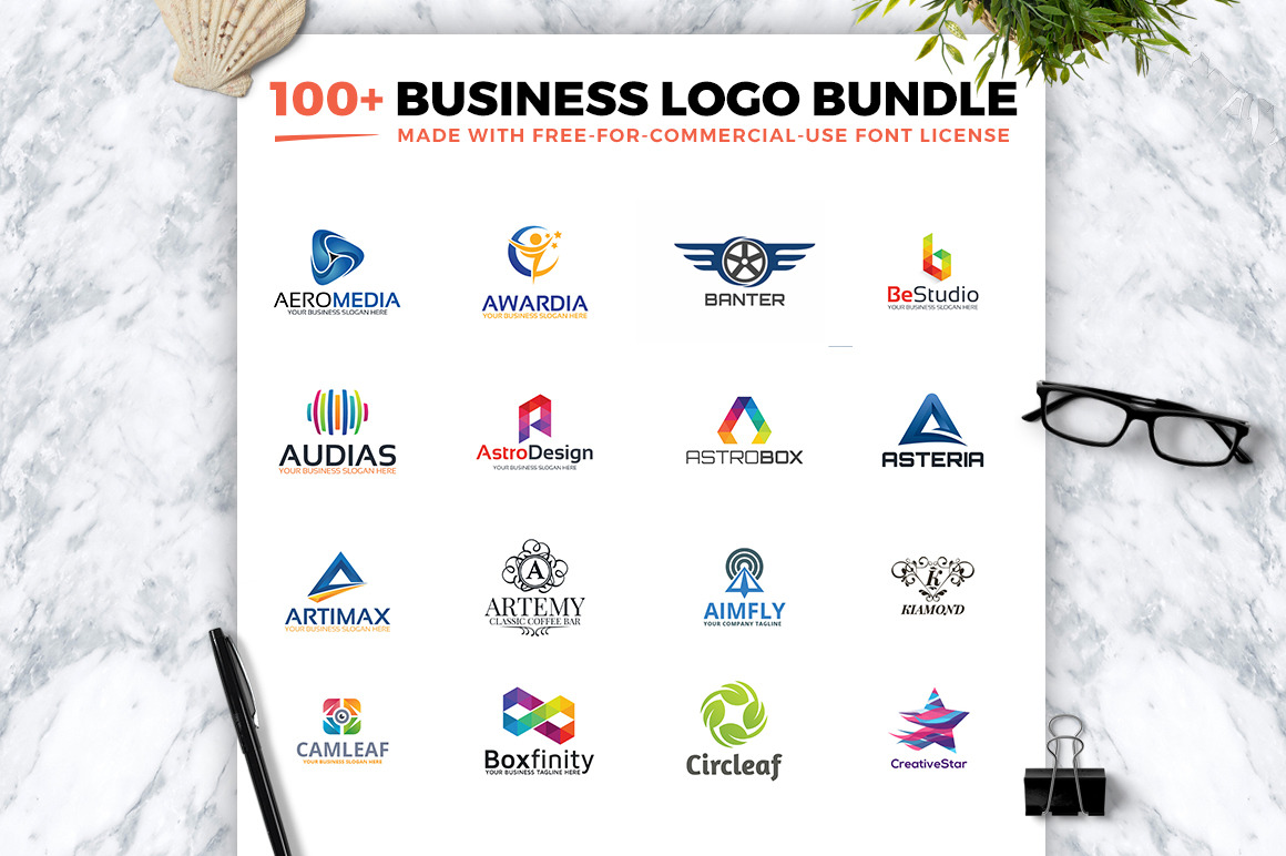 Business Logo Bundle, a Branding & Logo Template by Fitra Noor