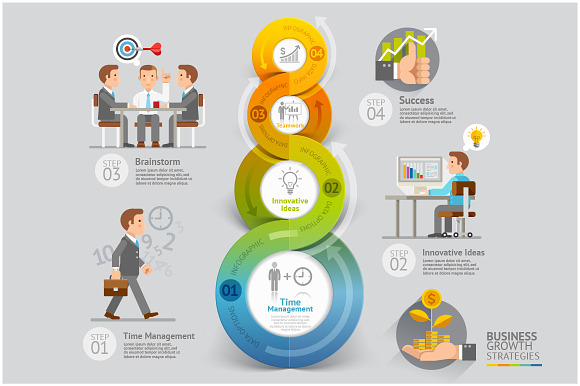 Business Growth Strategies Concept.
