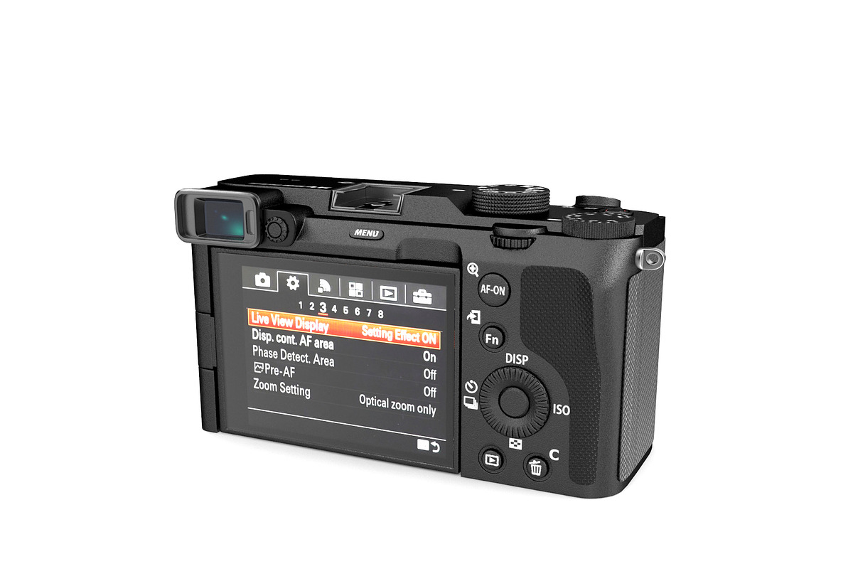 Sony A7C Compact Full-Frame Mirrorle, an Object 3D Model by Tedi Permana (Photo 3 of 12)