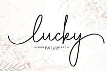 Lucky | Script Font