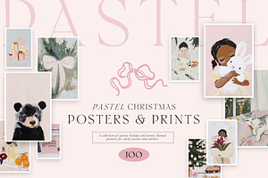Pastel Christmas 100 Prints