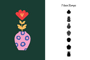 Cut Out Florals for Procreate, a Brush Add-On by Pencil Twist (Thumbnail 6 of 10)