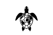 World Map Sea Turtle Bundle, an Illustration by Gaye Art (Thumbnail 4 of 31)