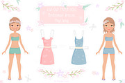 Cut-Out Paper Doll, an Illustration by Melisende Vector (Thumbnail 2 of 3)