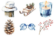 Chilly Christmas Day Clipart, an Illustration by Daily.Designs (Thumbnail 3 of 5)