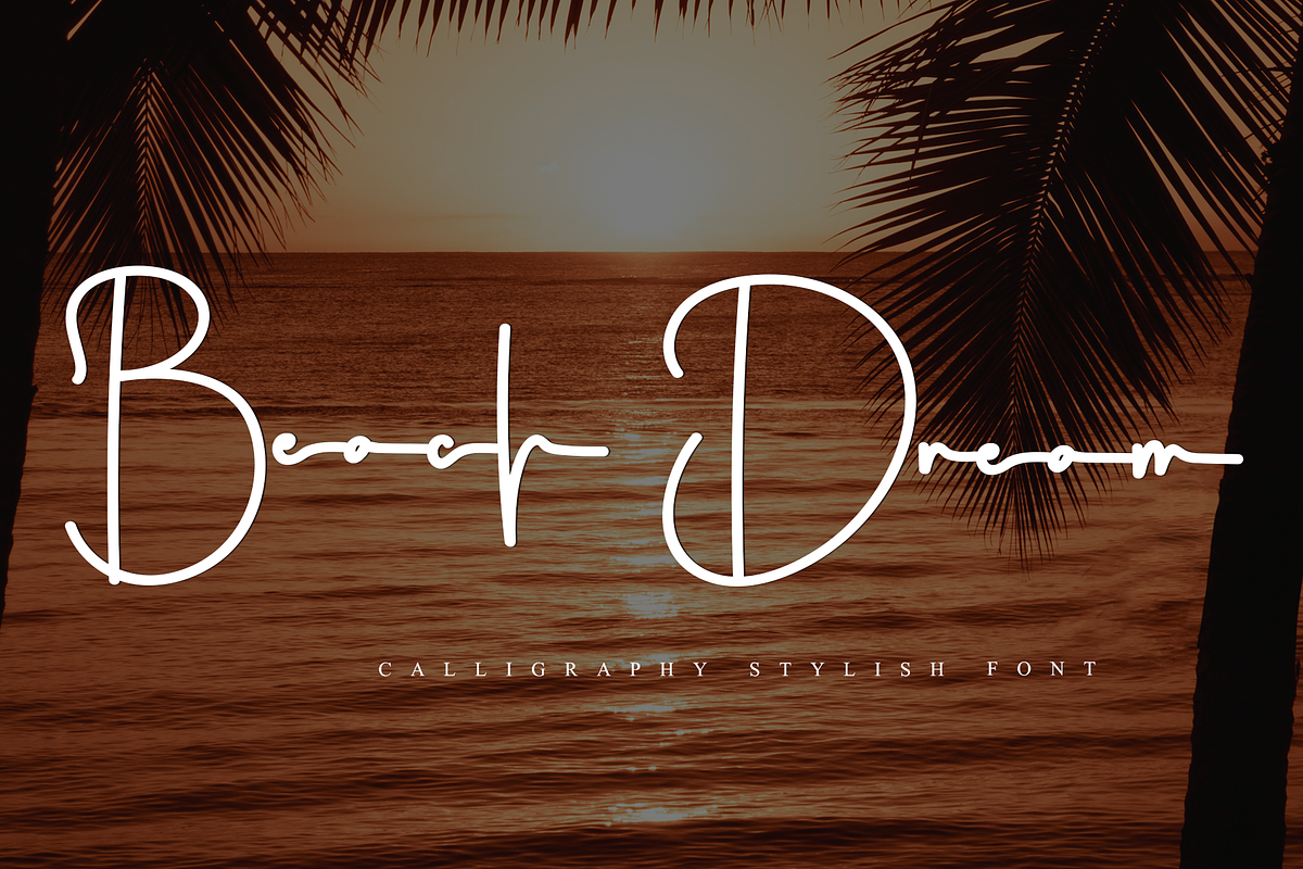 Beach Dream, a Handwritten Font by FreshTypeINK (Photo 1 of 8)
