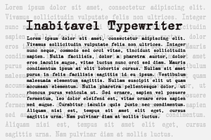 Inabitavel Typewriter