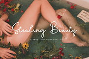 Sweet Script Font, a Script Font by elvinova (Thumbnail 1 of 7)