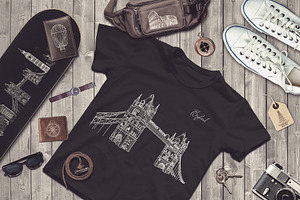 Around The World. Travel Bundle.