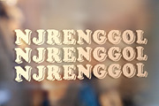 Njrenggol, a Serif Font by Nickhard (Thumbnail 5 of 7)