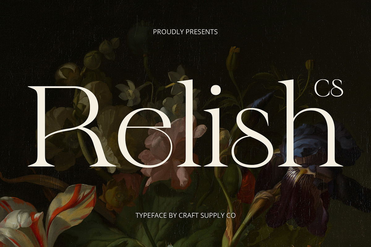 CS Relish – Aesthetic Font, a Serif Font by Craft Supply Co. (Photo 1 of 8)