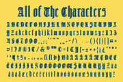 CS Namika Drawn, a Blackletter Font by Craft Supply Co. (Thumbnail 8 of 8)