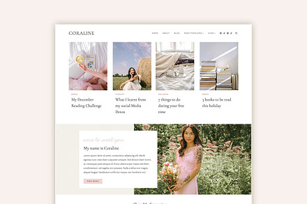 Coraline - Kadence Child Theme, a WordPress Template by Sky and Stars