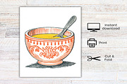 Hand Drawn Thanksgiving Clipart, an Illustration by Canvas Craft (Thumbnail 8 of 8)