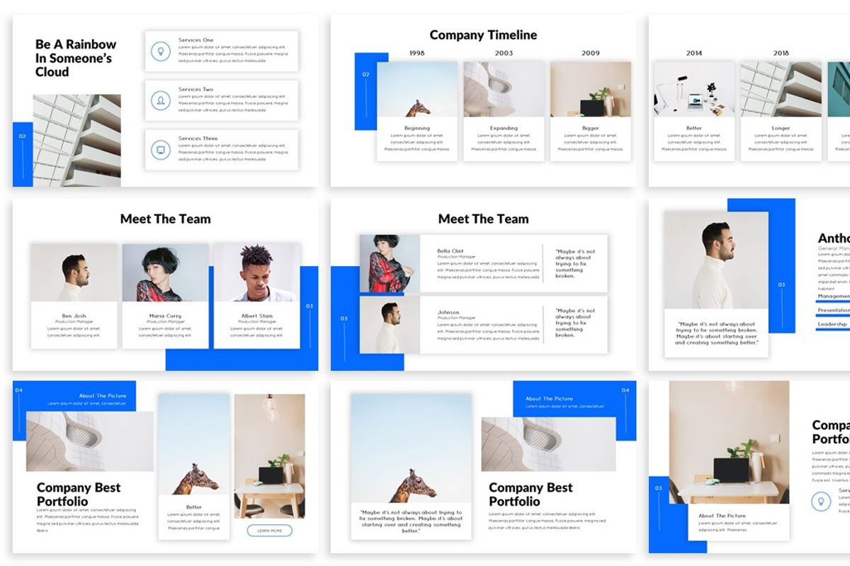 Genz - Modern Powerpoint Template, a Presentation Template by SlideFactory