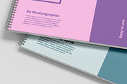US Letter Spiral Notebook Mockup, a Books & Magazine Mockup by Illusiongraphic (Thumbnail 22 of 32)