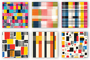 Stripes & Plaids Seamless Pattern, a Seasonal Illustration by Daily.Designs (Thumbnail 2 of 3)