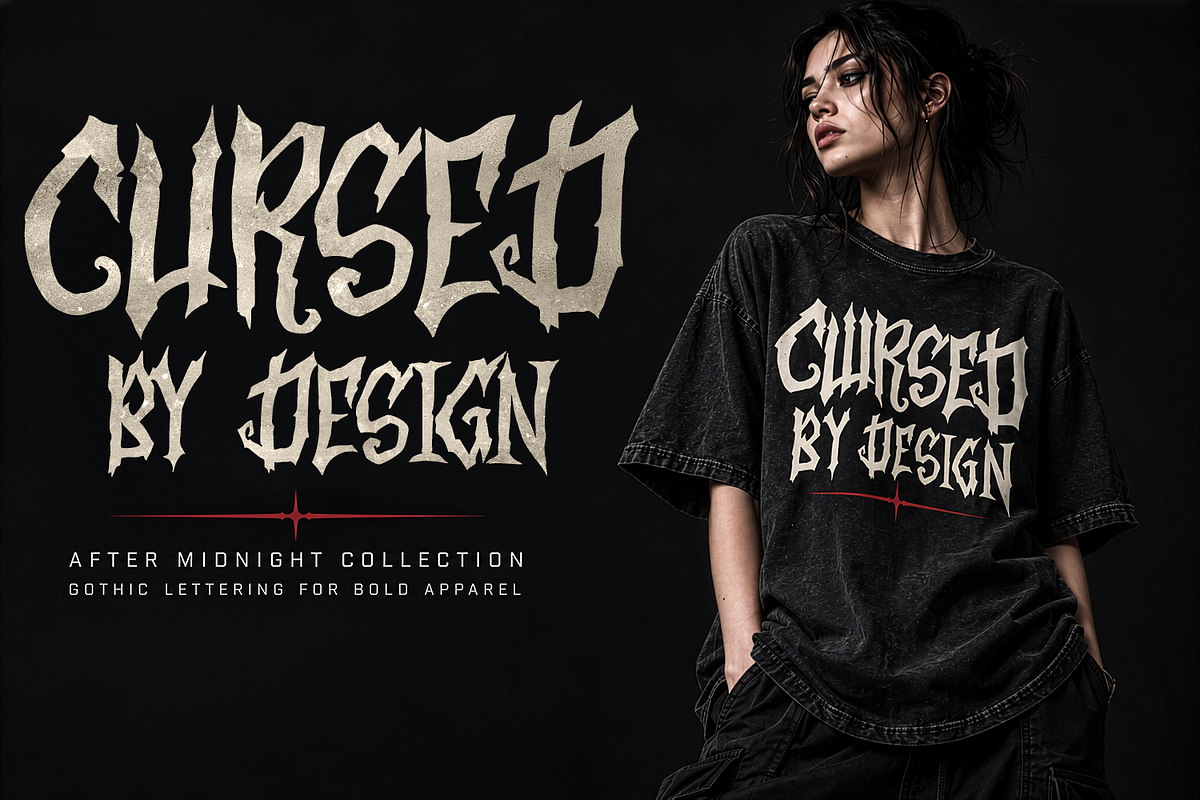 Death Curse - Gothic Horror Font, a Blackletter Font by agnyhasyastudio (Photo 6 of 17)