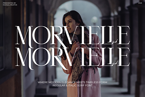 Morvielle — Modern Editorial Serif