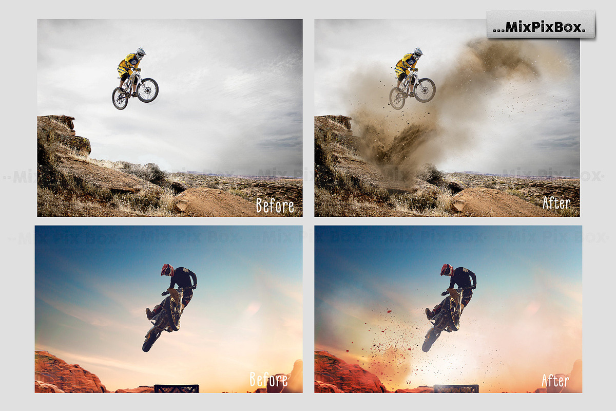 Dirt Explosion Photo Overlays, an Object Graphic by MixPixBox (Photo 2 of 6)