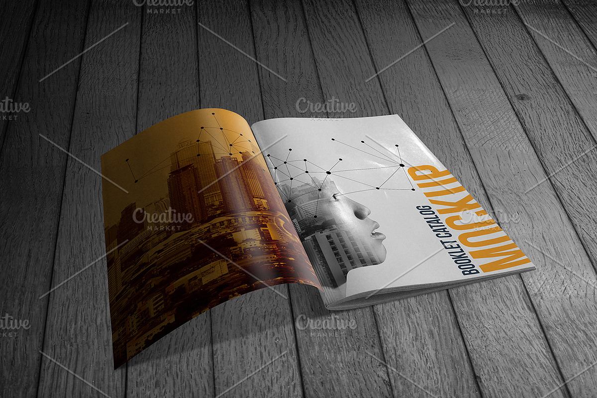 Booklet Catalog Mockup, a Mockup by Vectogravic Design (Photo 5 of 17)