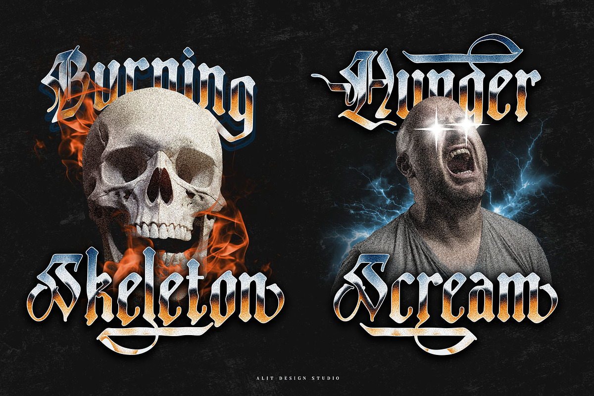 Black Dakota Typeface, a Blackletter Font by alit design (Photo 6 of 15)