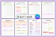 2026 The Teacher Planner, a Stationery Template by Designmela01 (Thumbnail 5 of 6)