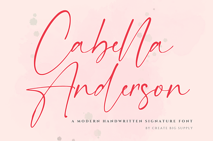 Cabella Anderson - Elegant Signature