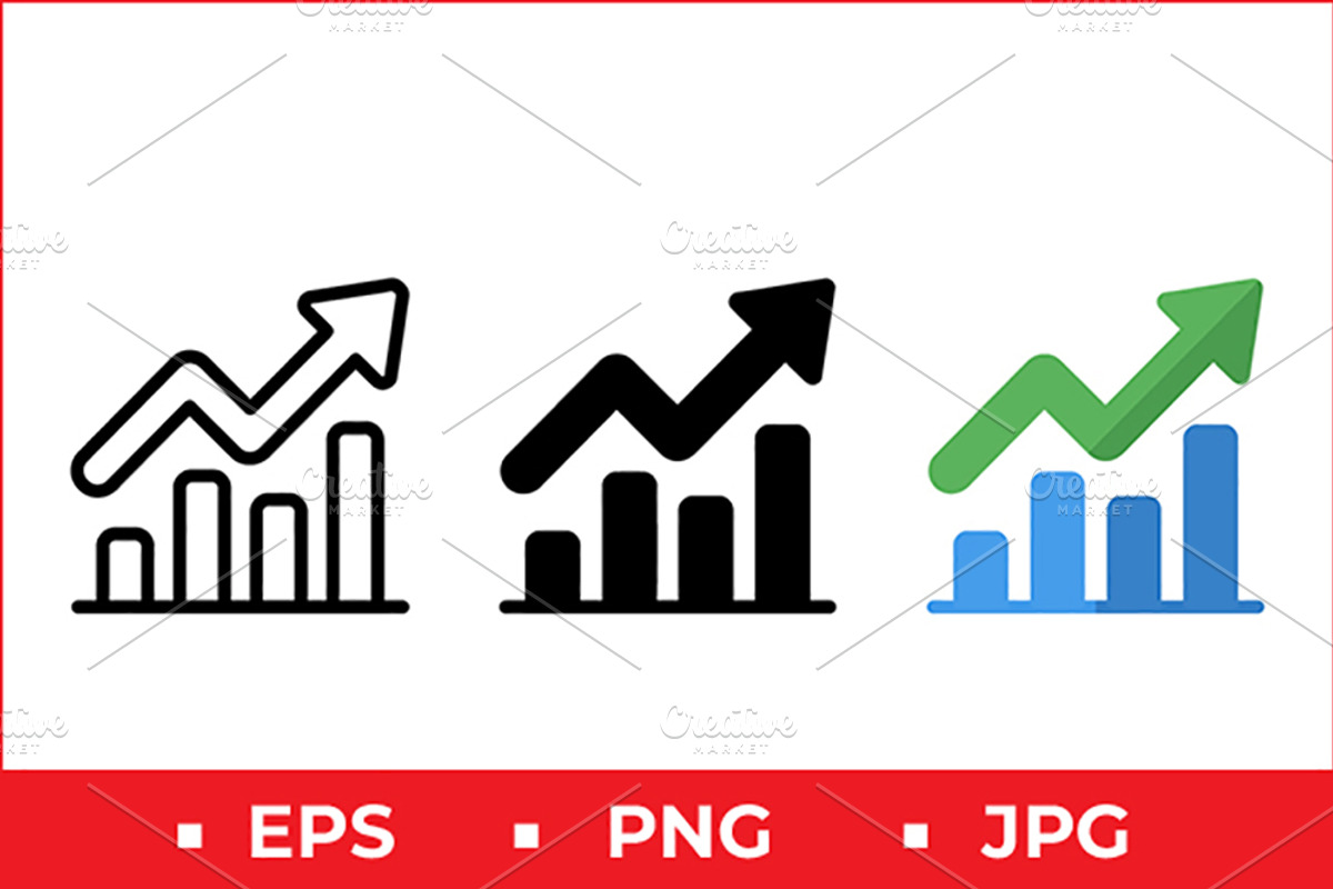 Business Growth Vector Design, a Solid Icon by Artonix (Photo 1 of 2)