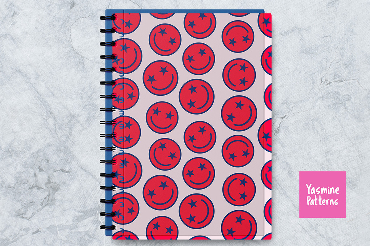 Preppy fourth of July Patterns, a Pattern Graphic by Yasmine Patterns (Photo 4 of 6)