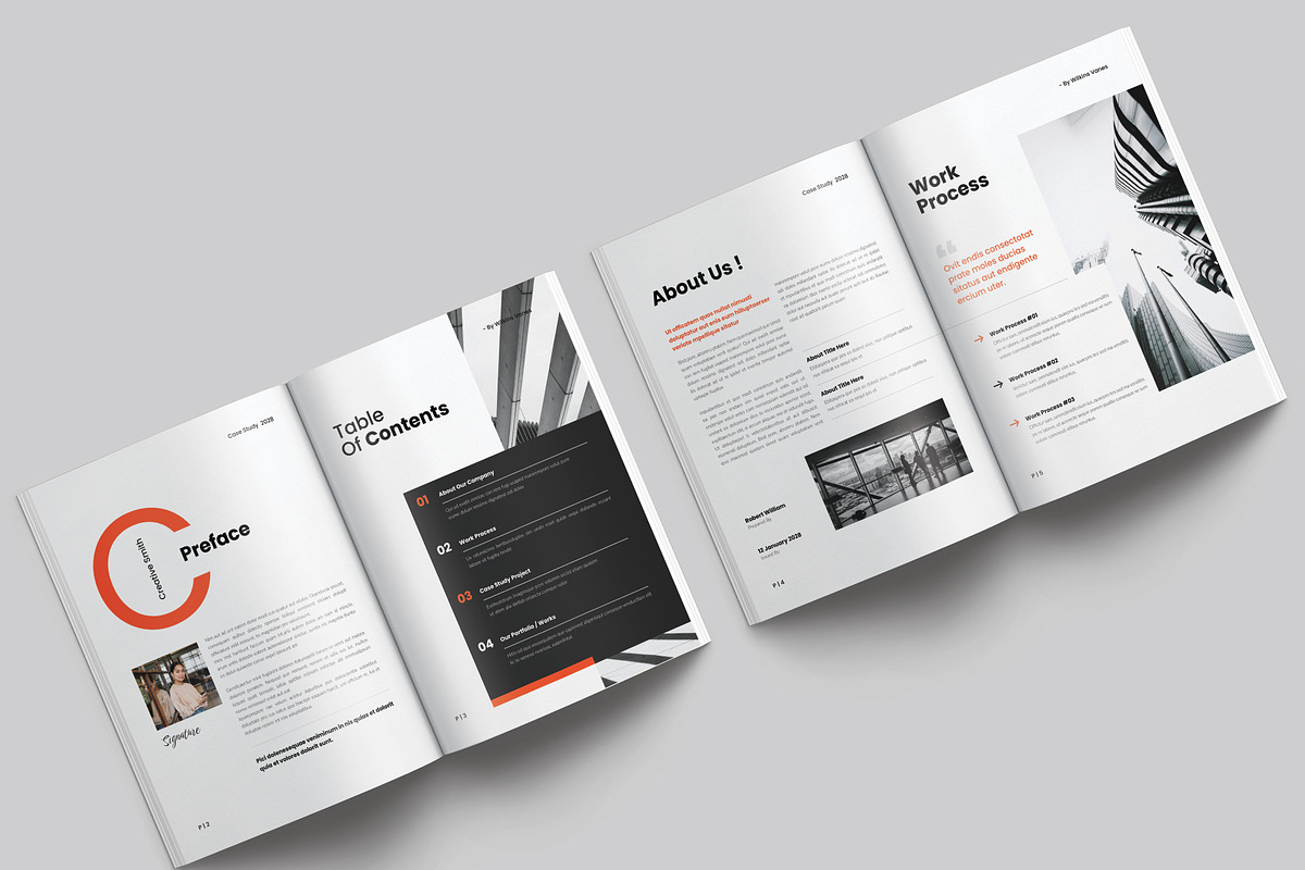 Case Study Brochure Template, a Brochure Template by NorthPeak (Photo 5 of 10)