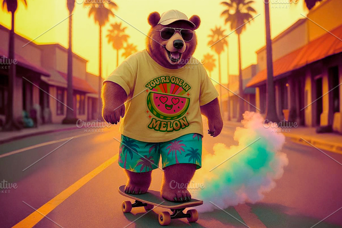 Retro Fruit Squad - Groovy Summer, an Object Graphic by LaVika (Photo 5 of 11)