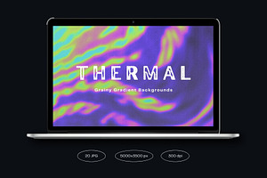 THERMAL Grainy Gradient Backgrounds