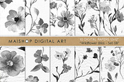 Wildflower Bliss Patterns Set 08, a Pattern Graphic by Maishop (Thumbnail 1 of 3)