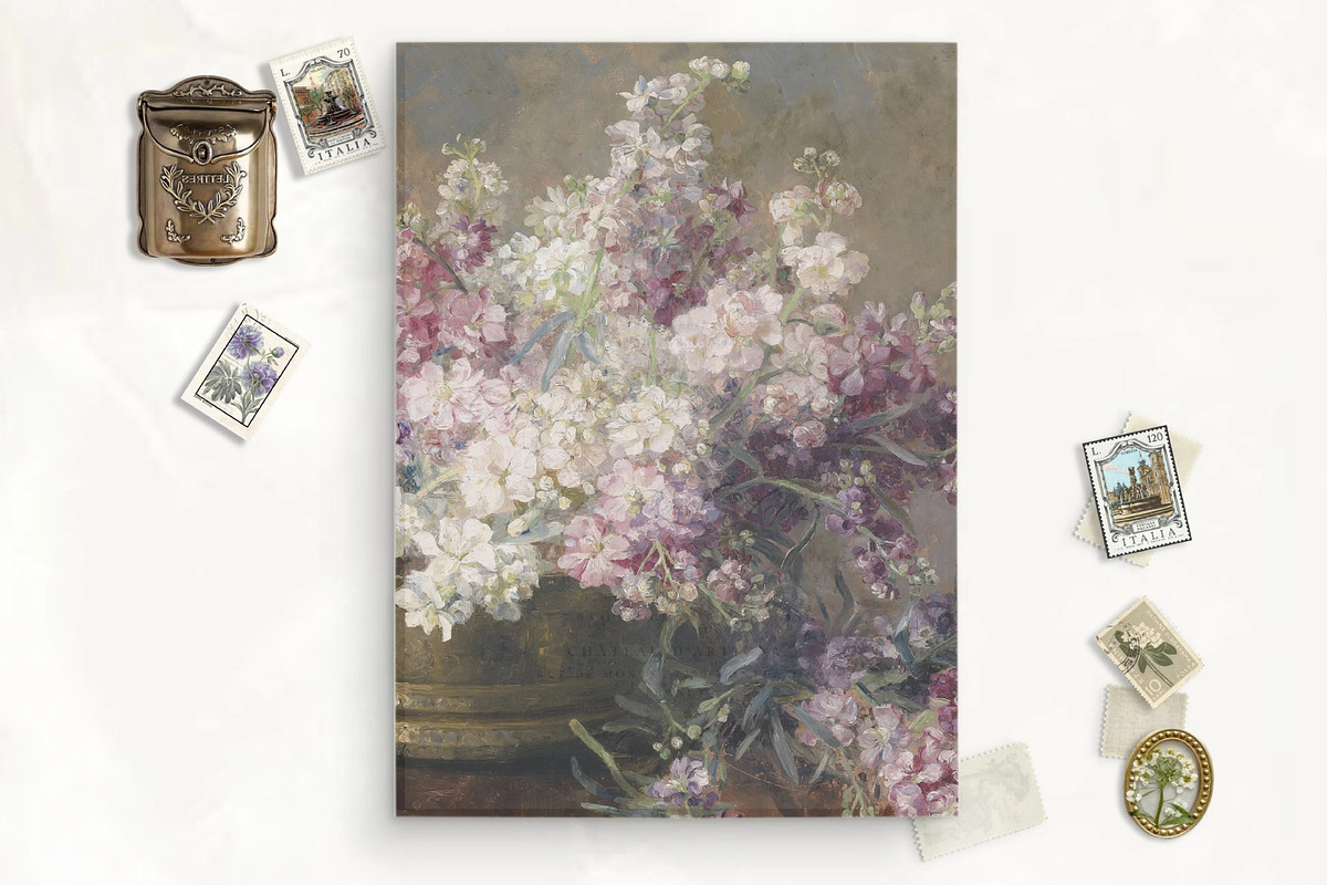 Bowl of Flowers Vellum for Invites, a Stationery Template by SilverJoyAtelier (Photo 2 of 2)