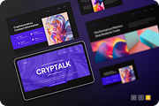 Cryptocurrency Google Slide, a Presentation Template by Annora Studio (Thumbnail 1 of 5)