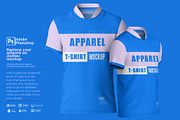 T-Shirt Jersey Short Mockup, a Shirt Mockup by Nanggroe Scripting (Thumbnail 5 of 9)